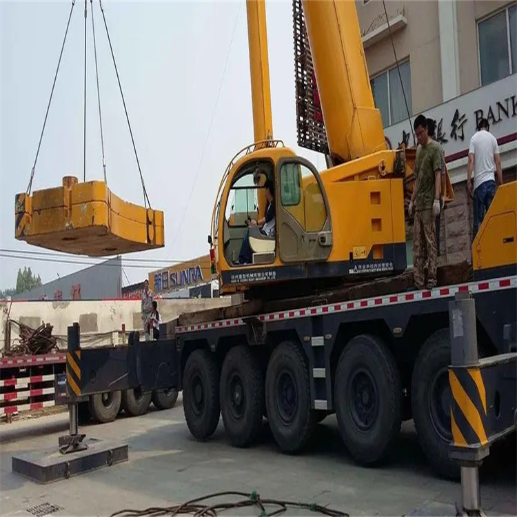 余庆当地吊车出租|机器吊装|75吨|工厂搬迁服务